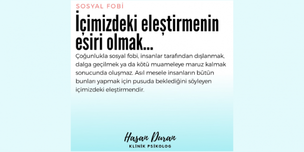 sosyal fobi tedavisi